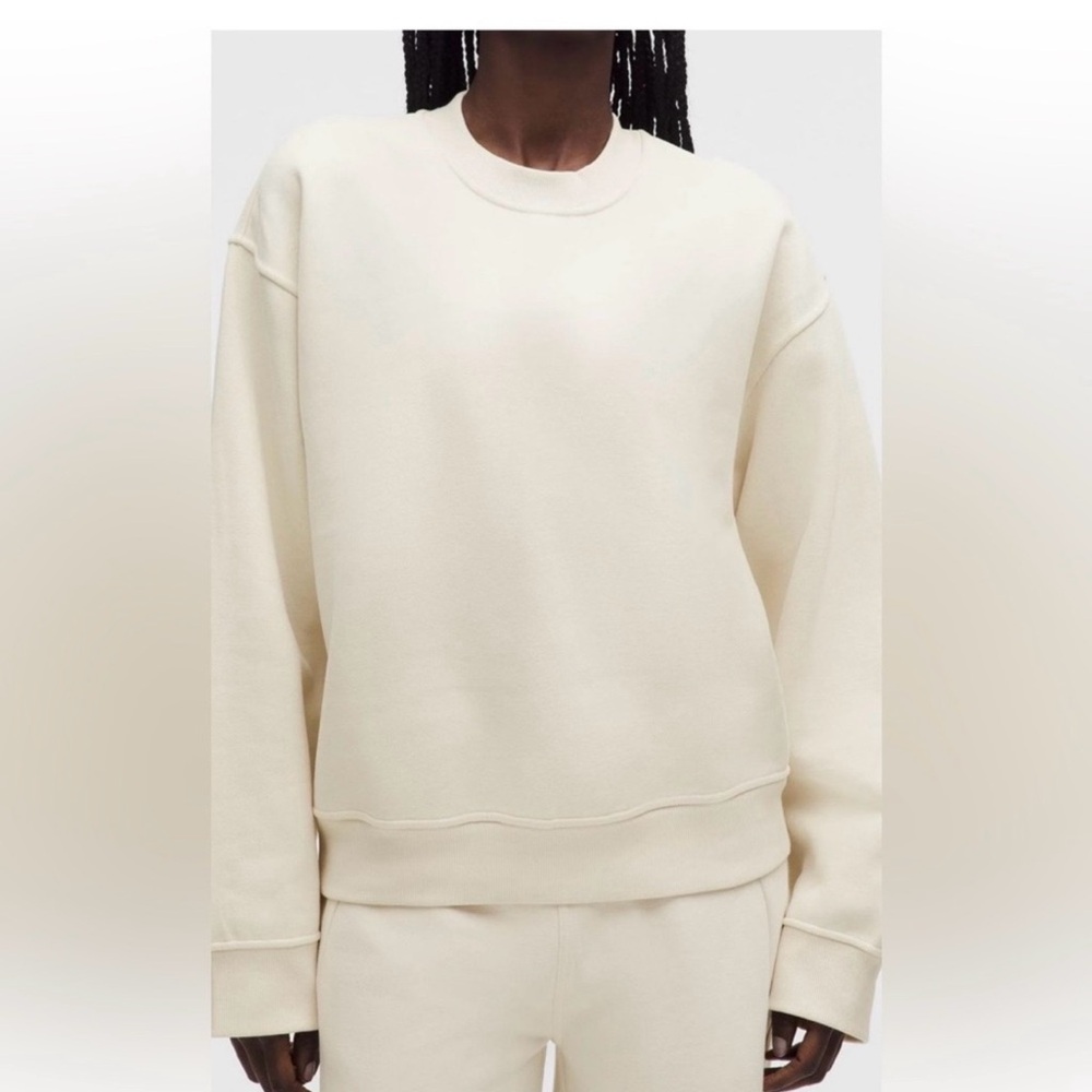 🆕 Lululemon Women’s Steady State Oversized Crew Ivory 🤍Crew